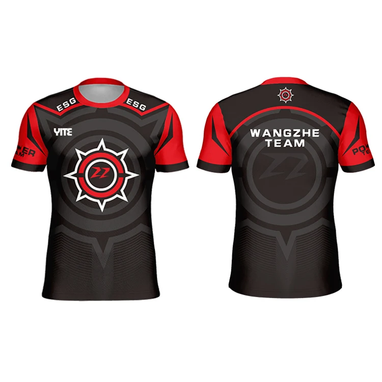 Топ дизайн на заказ e-спортивный трикотаж дизайн для мужчин дышащие e-спортивный трикотаж