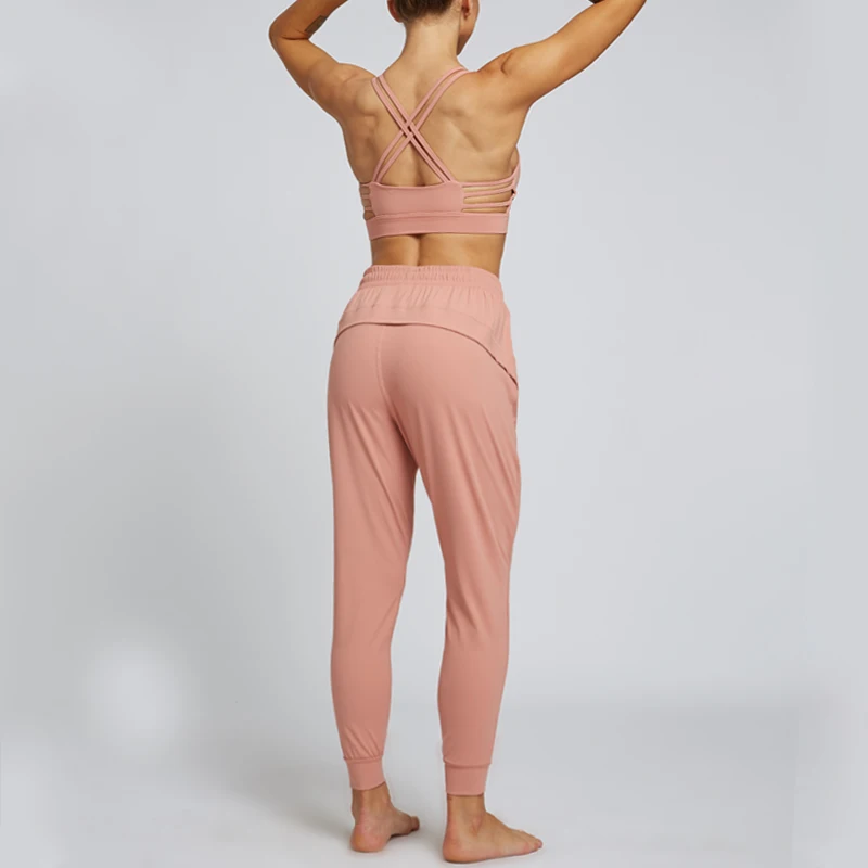 
Hot Sale Woman Yoga Pants Casual Ladies Trousers Fashion Leggings Latest Lady Trousers See Through Leggings 