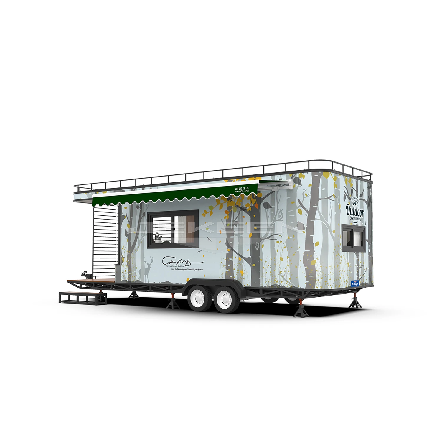JEKEEN 2019 новый дизайн трейлер для путешествий автомобиль-Трейлер RV-
