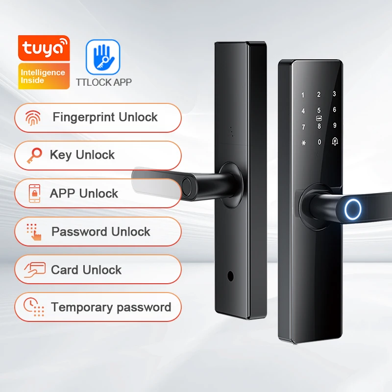 Main Door Locks Hotel Room Lock Smart Remote French Digit Sliding Digital Bedroom System Secured For Entrance Set Doors Handle