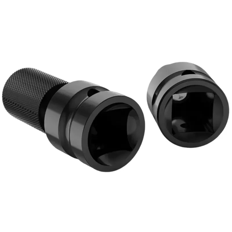 Extended Joint Manual Service Tool Set with Knurled Swing Socket Adapter Converter Air Impact Spanner Feature
