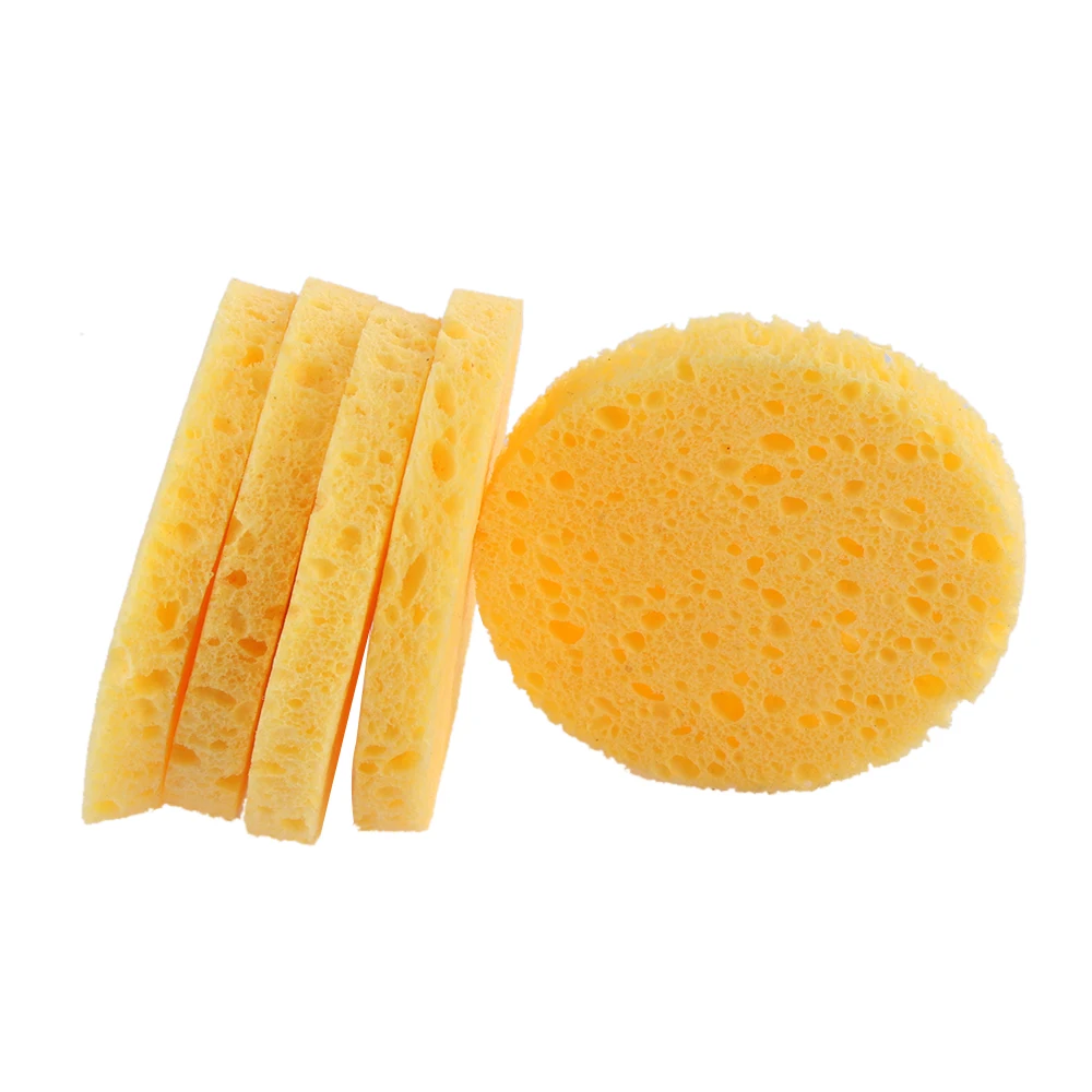 Face Clean Puff Wholesale Compressed Cellulose Soft Konjac Soft Sponge Make Up Facial Face Washing Cleansing