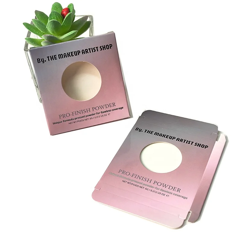 Private design window open customized printing SkinCare Cream Liquid Eye Shadow Glaze Concealer lenses Packaging Paper Boxes