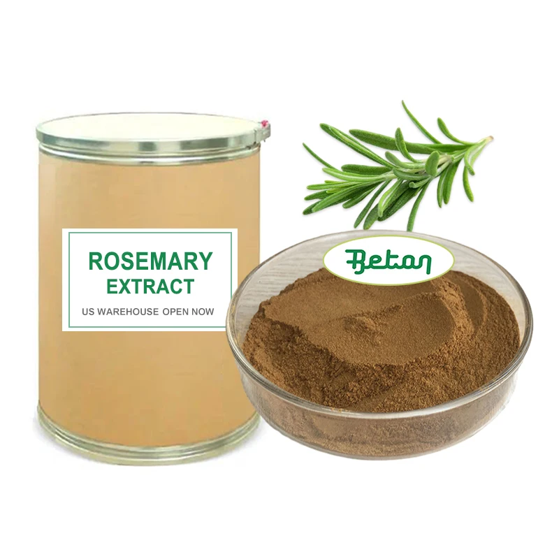 Halal Certification Natural Rosemary Grass Extract Powder Cosmetic Grade Rosemary-leaf-extract For Food Preservation