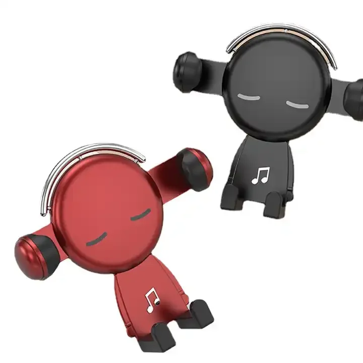 2023 Car Cell Phone Holder Air Vent Cell Phone Navigation Bracket Multi-function Car Cell Phone Gravity Anti-slip Stand