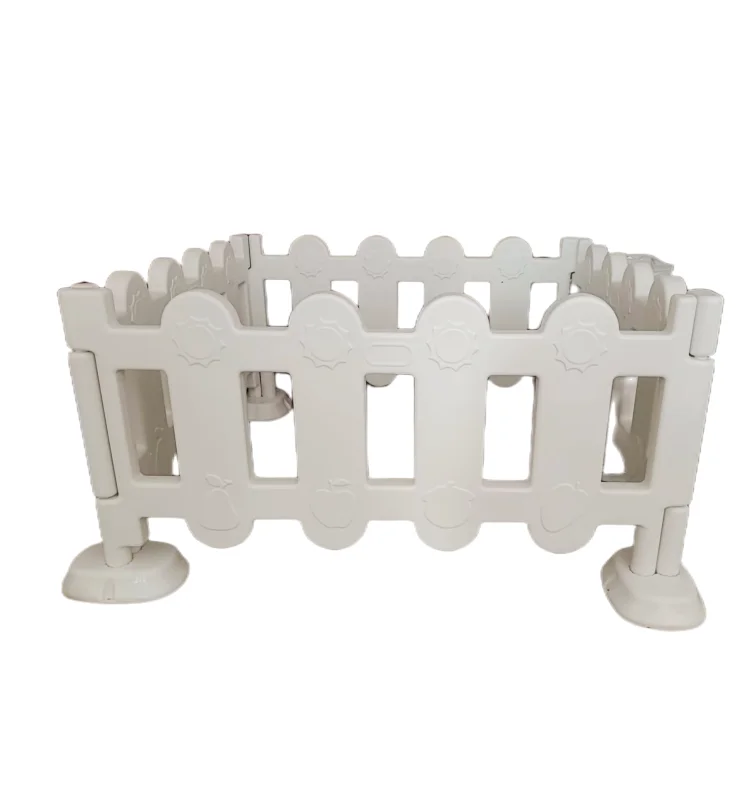 Plastic White Play Yard Fence Pe Outdoor Soft Play Kids Playpens For Baby
