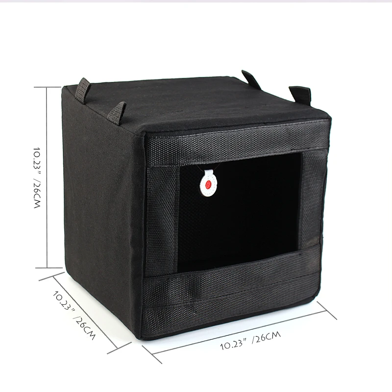 26X26CM thickened durable slingshot practice folding target box outdoor shooting silencing cloth steel ball recovery target