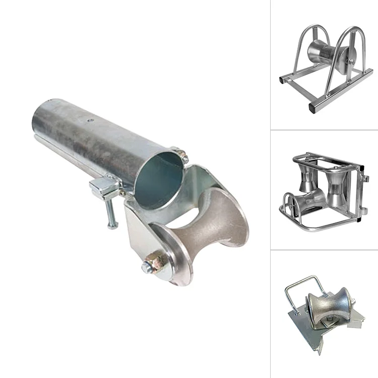 SPLIT LOCK QUAD ROLLER GUIDE Lockable suitable for all cable work Aluminum alloy manufacturing