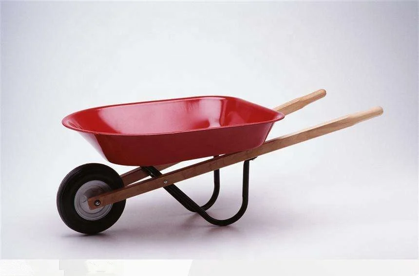 8 inch solid rubber wheel tire with bearing for wheelbarrow