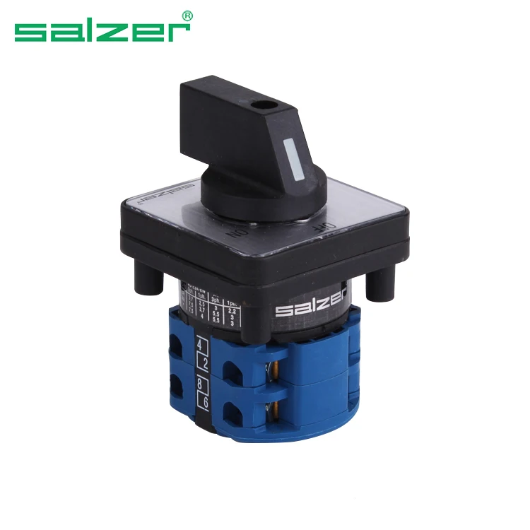 Salzer SA16 16A OFF-ON 3 Pole  AC Cam Switches Isolator Switch (TUV, CE and CB Approved)