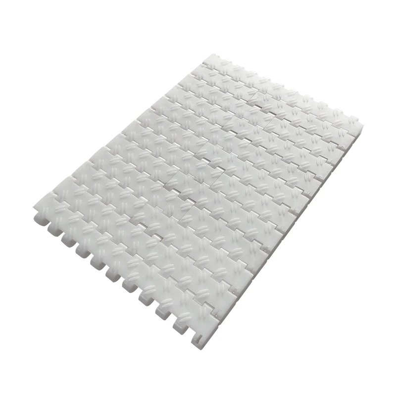 Uri-2509 Hot Sale Flat Beverage Transferring Plastic Chain PP/POM Flat Top Plastic Modular Conveyor Belt For Seafood Industry