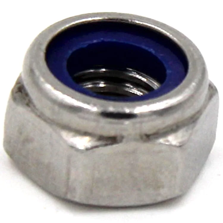 ASME Hex Nut 2#-1/2 stainless steel 304 UNC nylon Insert Lock nut