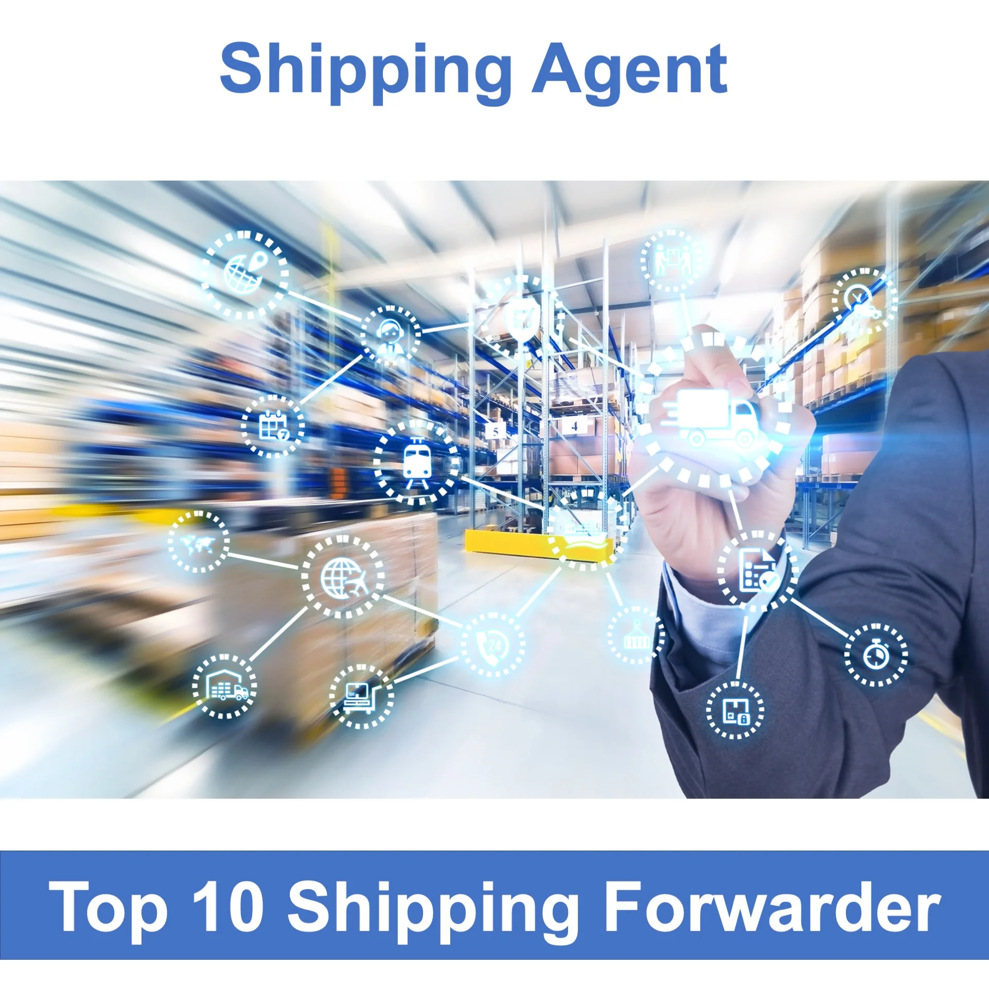 Highly rated International freight forwarding express from China provides door-to-door warehousing services by air/sea