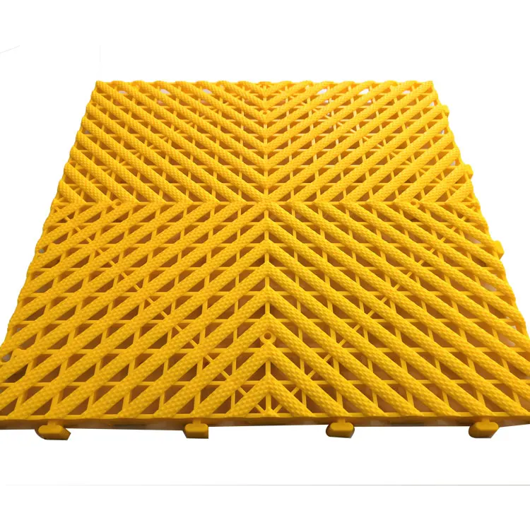 Modern Interlocking Splicing Garage Floor Tiles PP Vinyl PVC Grille Mat Car 4S Shop Outdoor Sports Venue Hotel Washing Mat