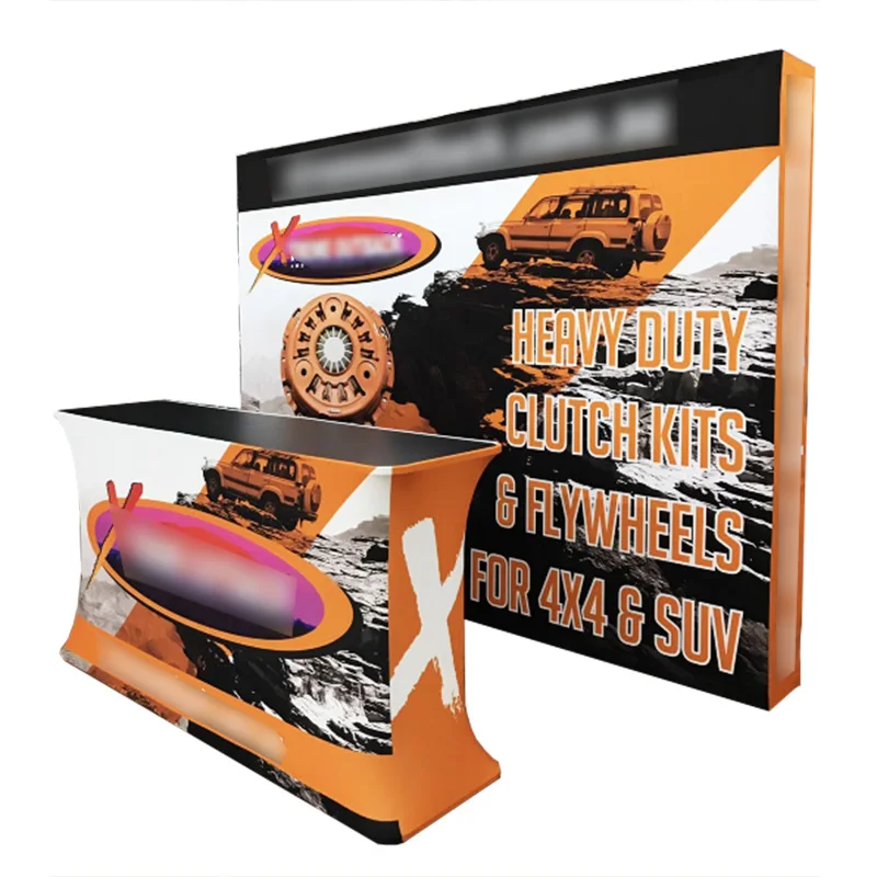 Высококачественный светодиодный тканевый дисплей из 100% полиэстера с черным задним покрытием