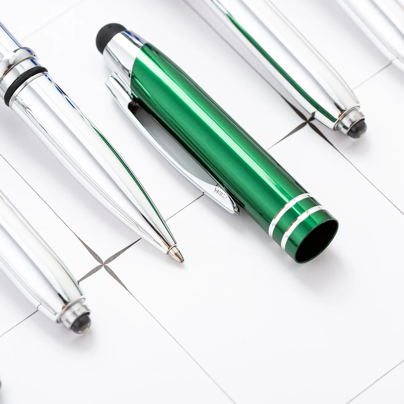  Fashion Presentation Clicker Laser Led Metal Pen For Professors Lecturers Light Ballpoint With Custom