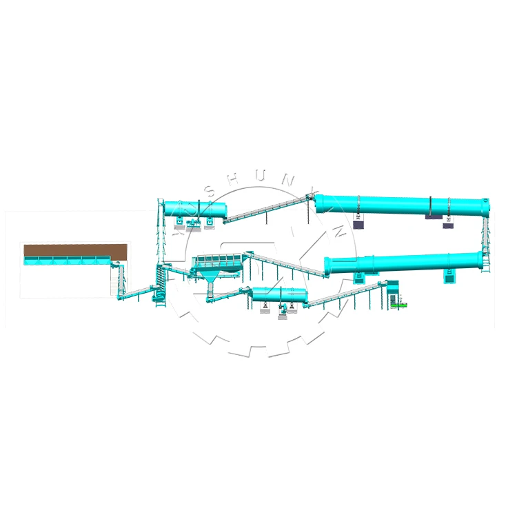 Compound fertilizer production line for ammonia nitrate fertilizer production