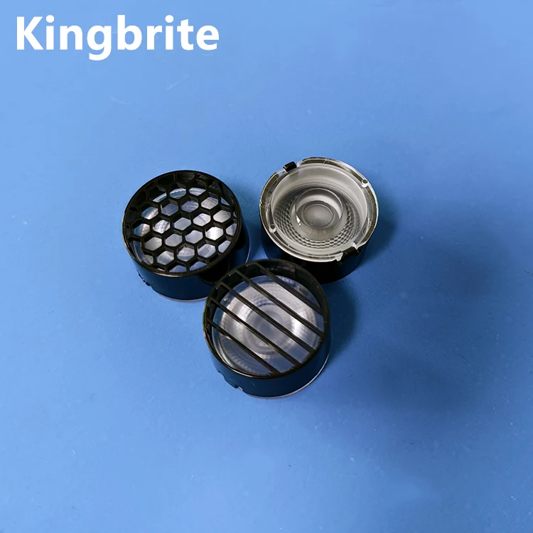 outdoor waterproof 3030 5050 led wall washer lens 1530 3535 led ground light lens With honeycomb /stripe anti-glare cover