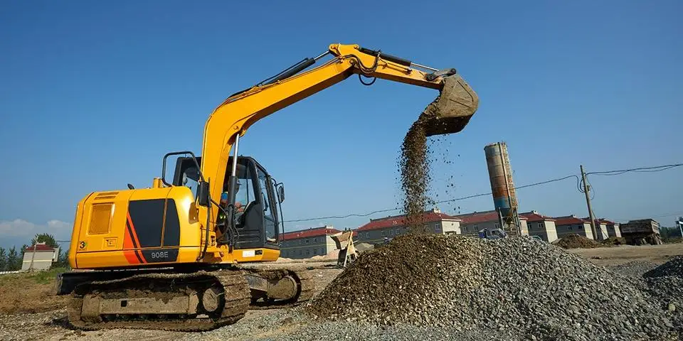 Good quality small hydraulic crawler excavator 908E/CLG908E made in Guangxi