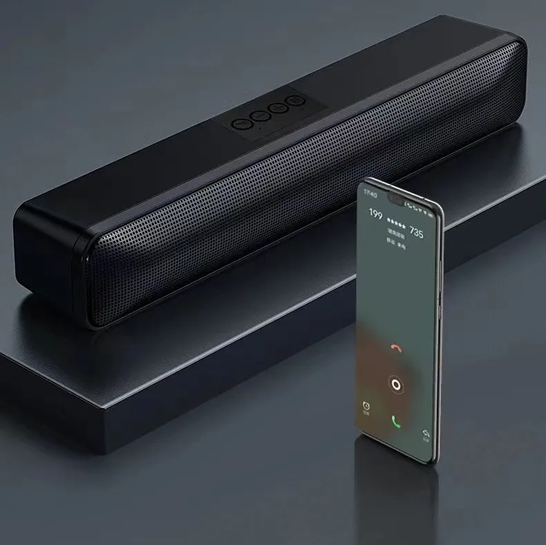 Party RGB Lighting Soundbar TV Home Theater System Game Gaming Soundbar Music Box Audio Sound Player Stereo Bass Mini BT Speaker