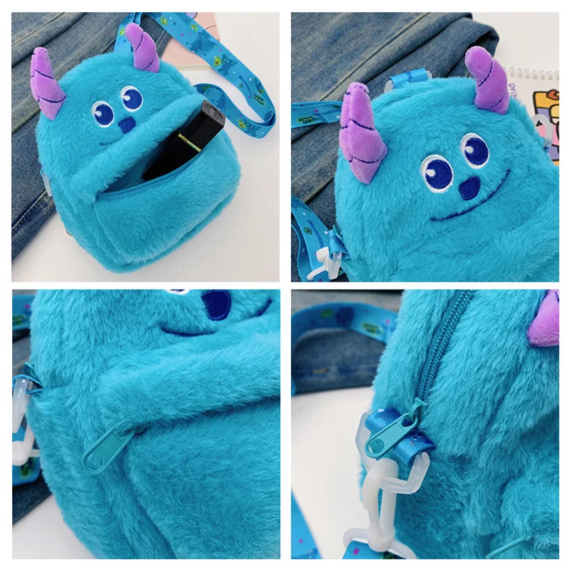 New Arrival  Fall Winter Fur Bags Women Girls Mini Bags Cute Animal Shape Shoulder Bags Girls Purses