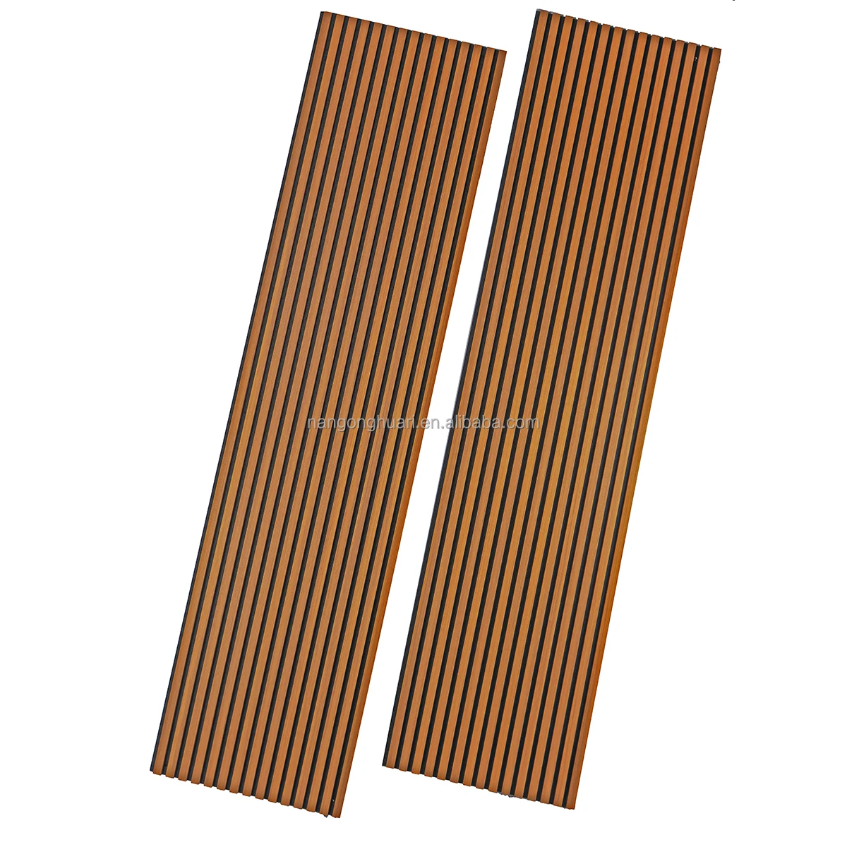 Modern Design Custom High-Density Wooden Acoustic Panels with Veneer Finish Soundproof Polyester Panels Home Bedroom Hotel Use