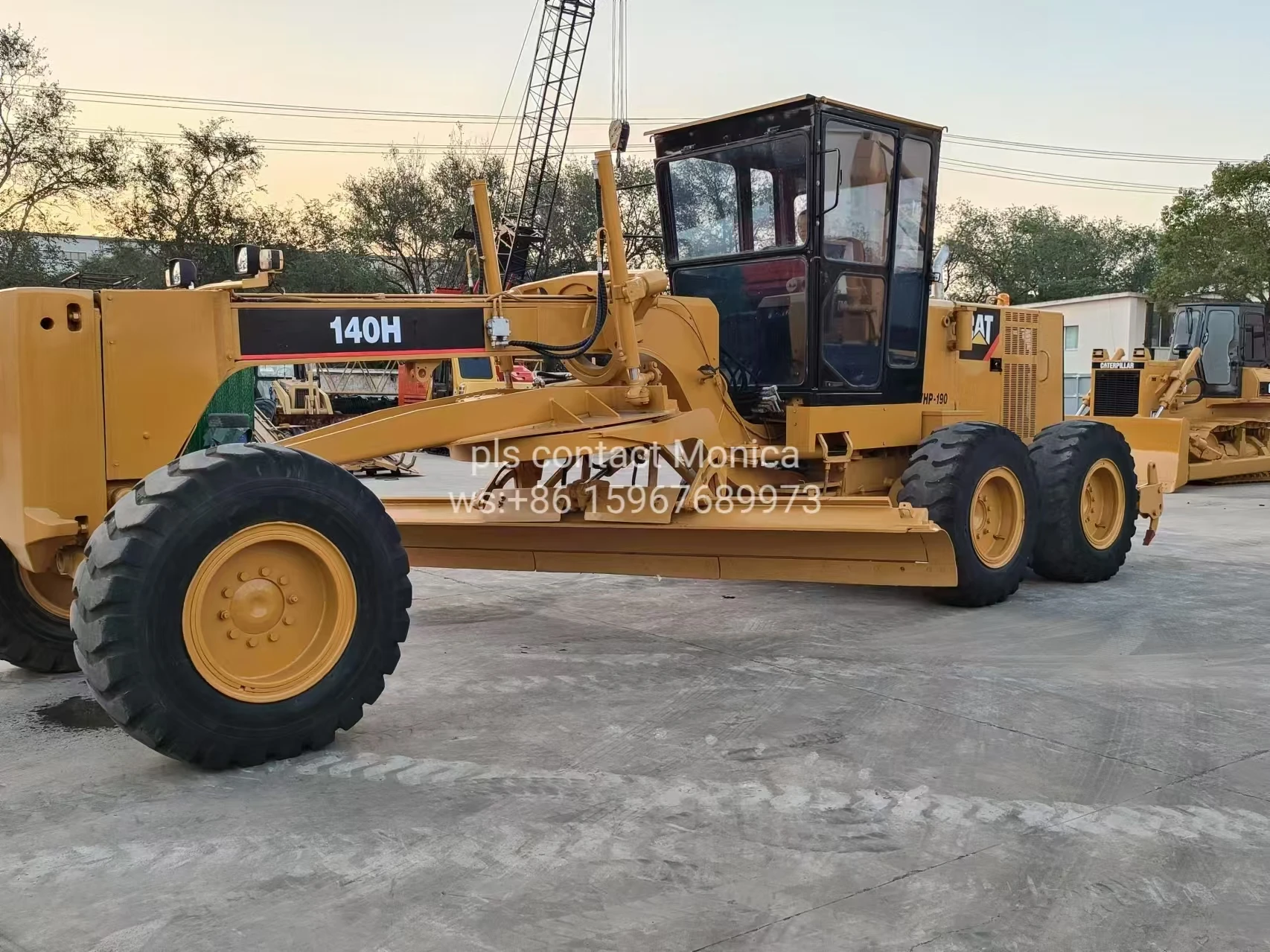 Second Hand Cat 140h 14g 120k 12g 120h Original Caterpillar Machine for Cheap Price Sale in China