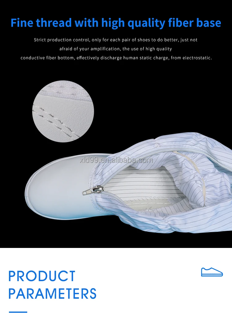 Good Quality ESD Safety Cleanroom Shoes Anti Static Shoes esd long work pvc pu autoclavable boots