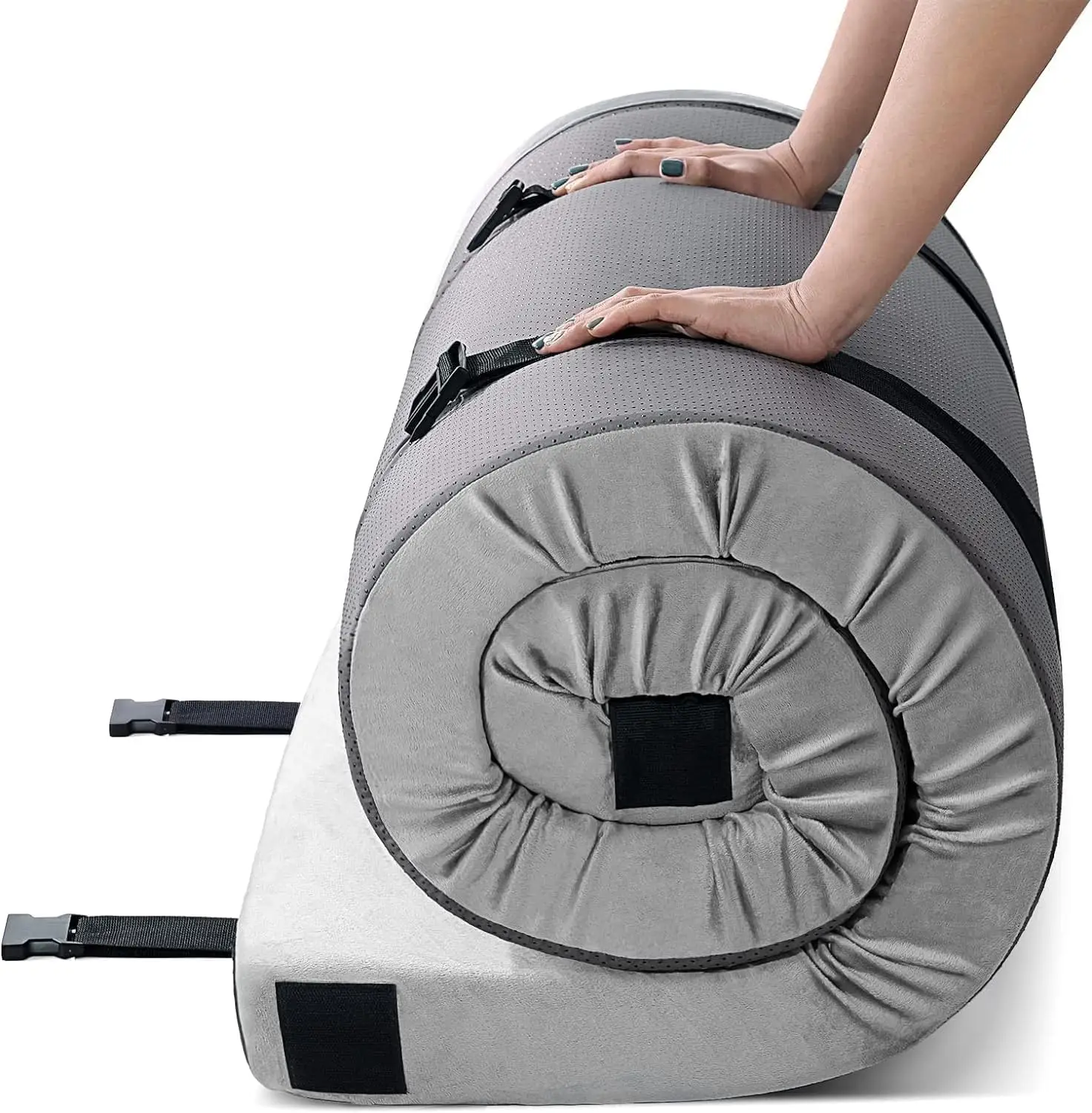 Portable Roll Up Sleeping Pad Memory Foam Camping Floor Mattress with Travel Carry Bag