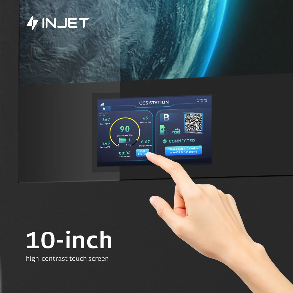 Level 3 commercial USA DC fast CCS 1 ev charger 60kW to 120kW electric car charging station