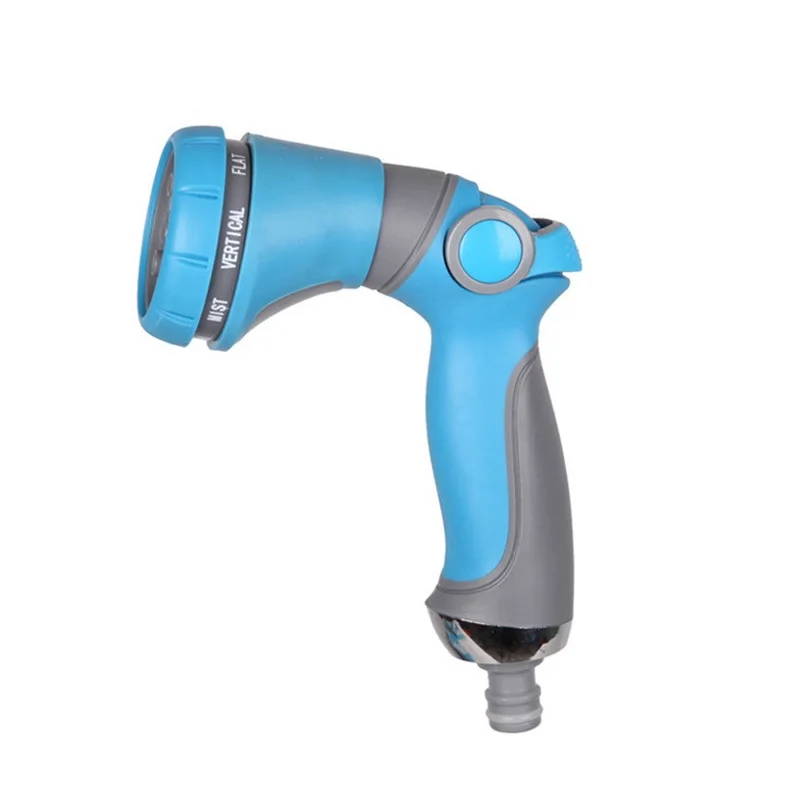 8 Adjustable Pattern On Off Valve Garden Water Spray Nozzle Gun