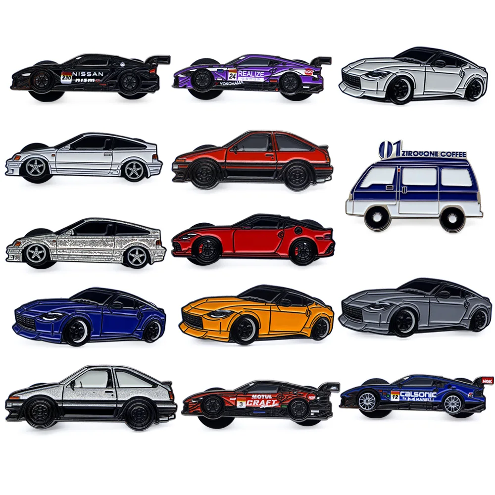 Personalized Metal Crafts Custom Logo Car Pin Badge Soft Enamel Lapel Pins