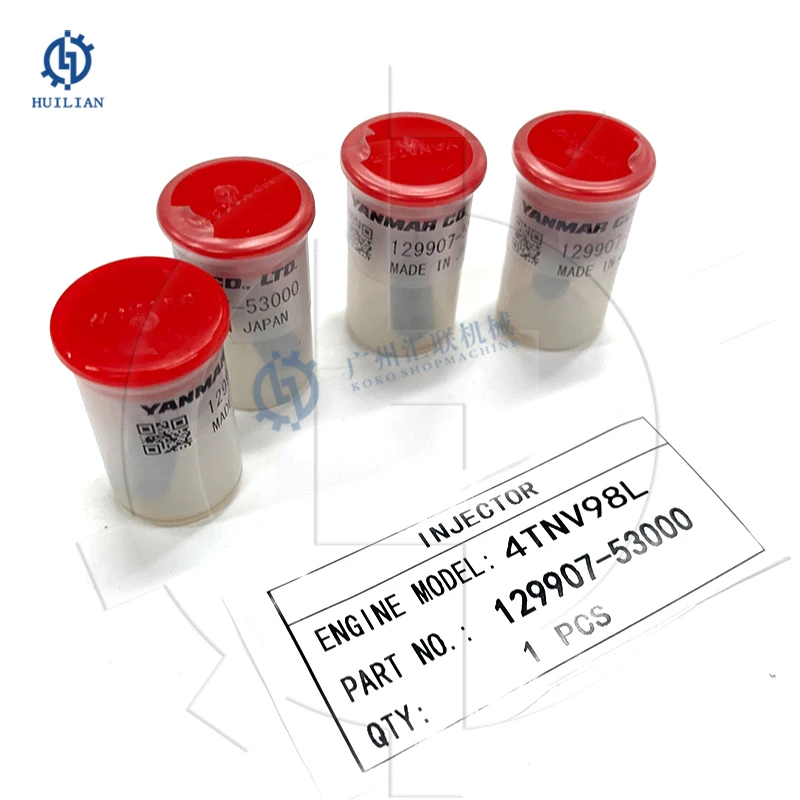 129907-53000 12990753000 Diesel Engine Injector 4TNV98L Fuel Injector for Yamma-r Excavator Engine Spare Parts
