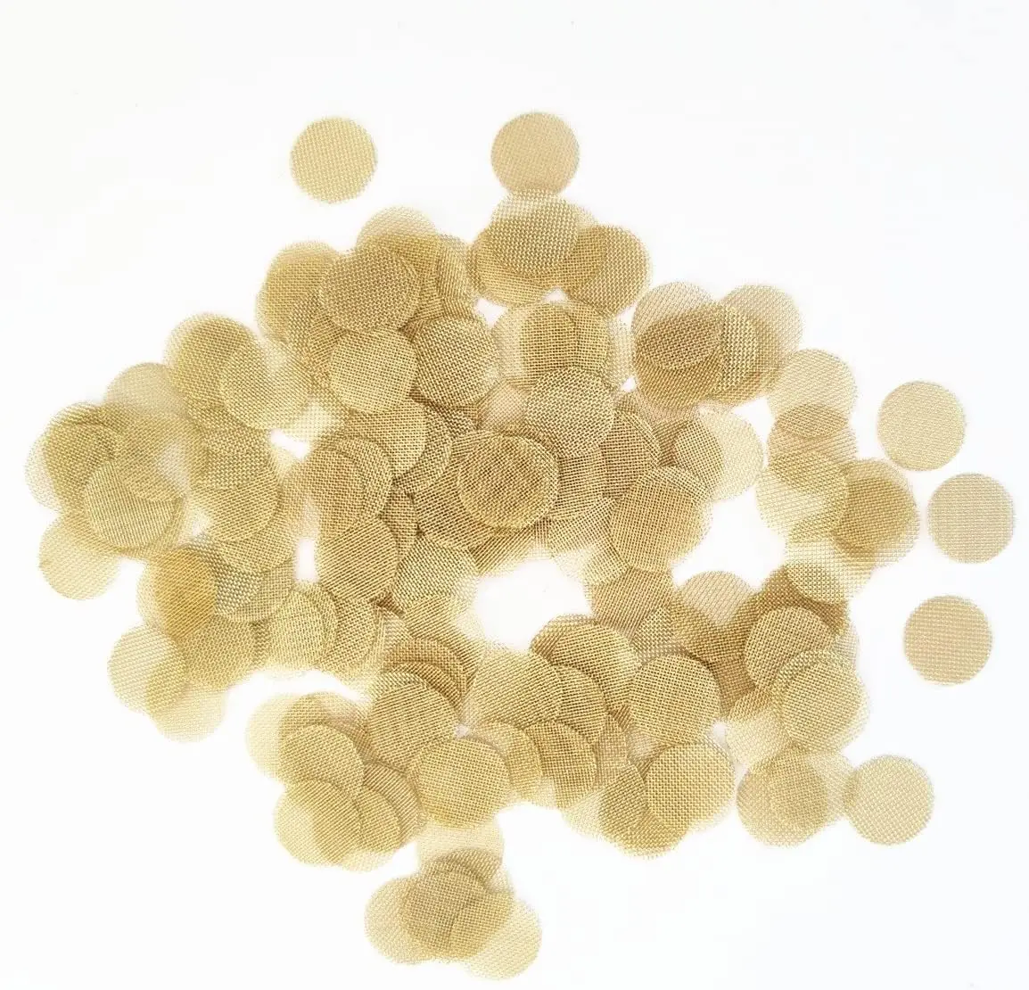 60 Mesh Stainless Steel Smoking Pipe Metal Mesh Filter,Smoking Pipe Screen, Tobacco Pipe Screen