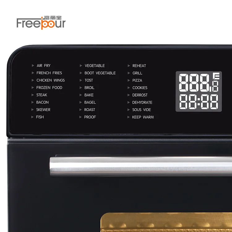 Biggest Family And Party Size 25l Multifunctional Smart Digital Stainless Steel Air Fryer Oven