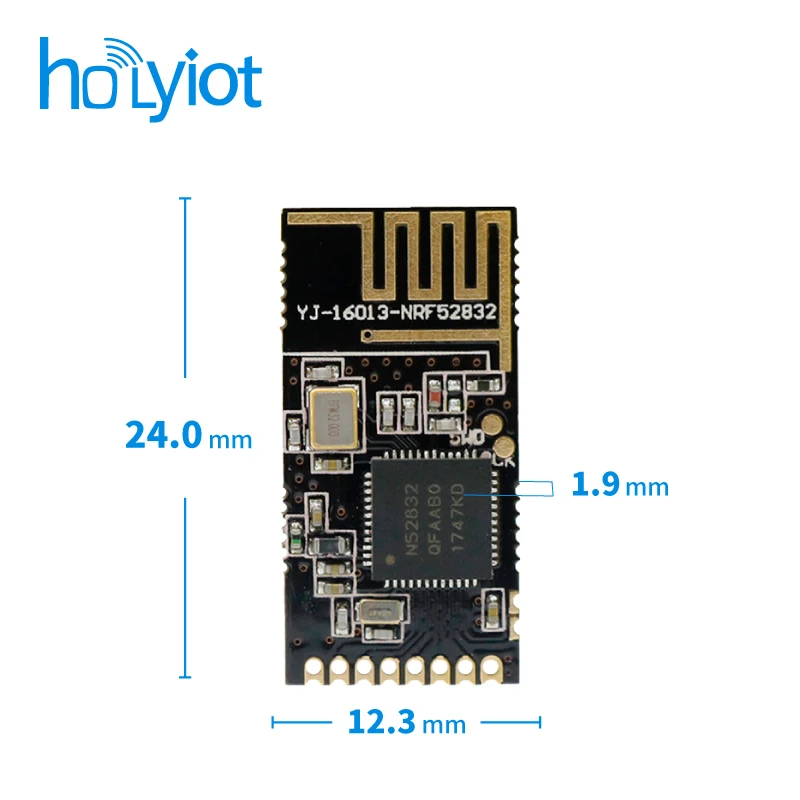 Holyiot OEM ODM nRF52832 2.4GHz Bluetooth Usb Ble 4.2 Module Bluetooth Mesh Networking Module