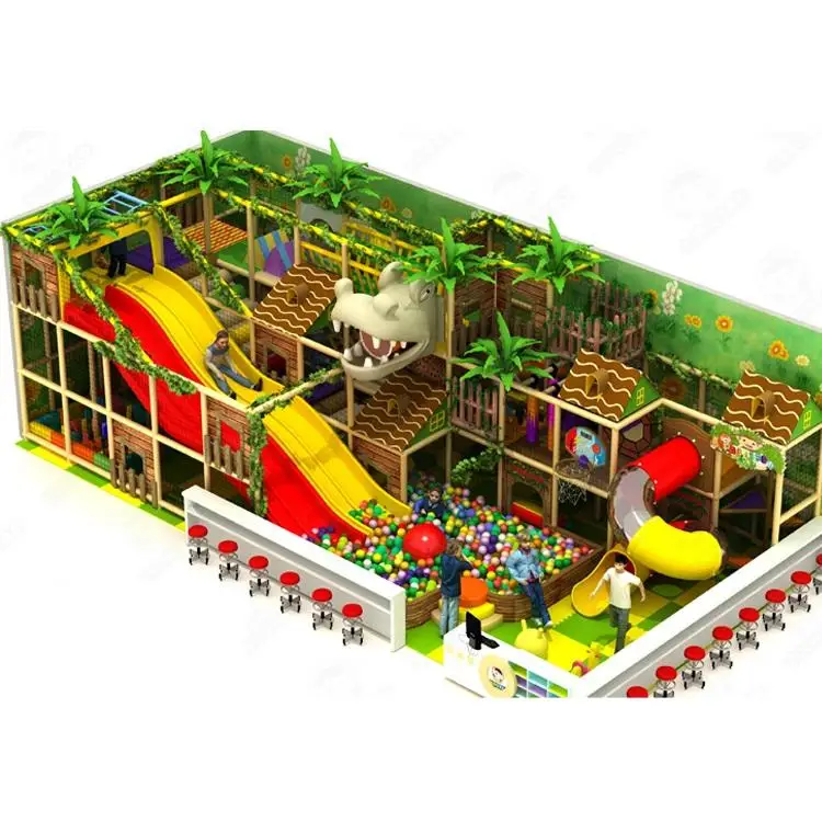 Space theme children play area commercial soft play ball pits slide kids indoor playground