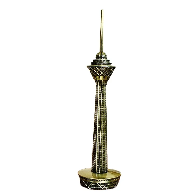 Оптовая продажа украшения для дома из металла иранская сувенирная модель Milad Tower