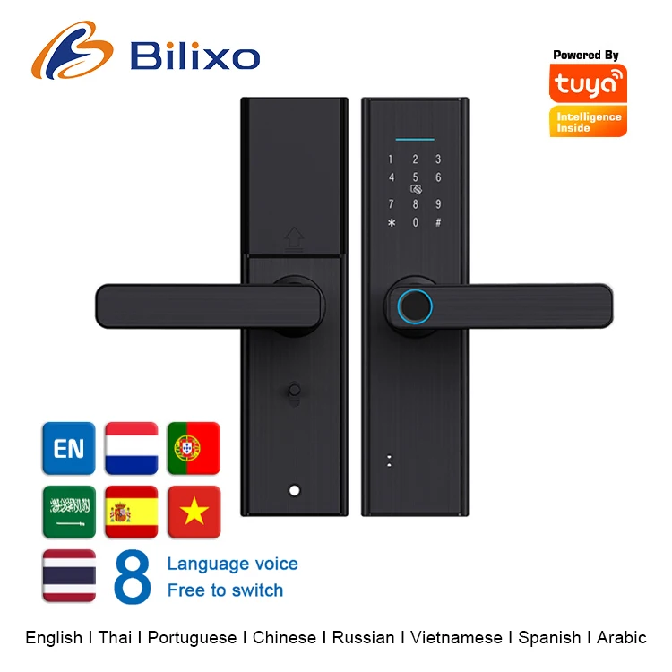 Water-repellent Hot Sale Recommendation RFID Room Security Knob Handle Door Smart Home Lock