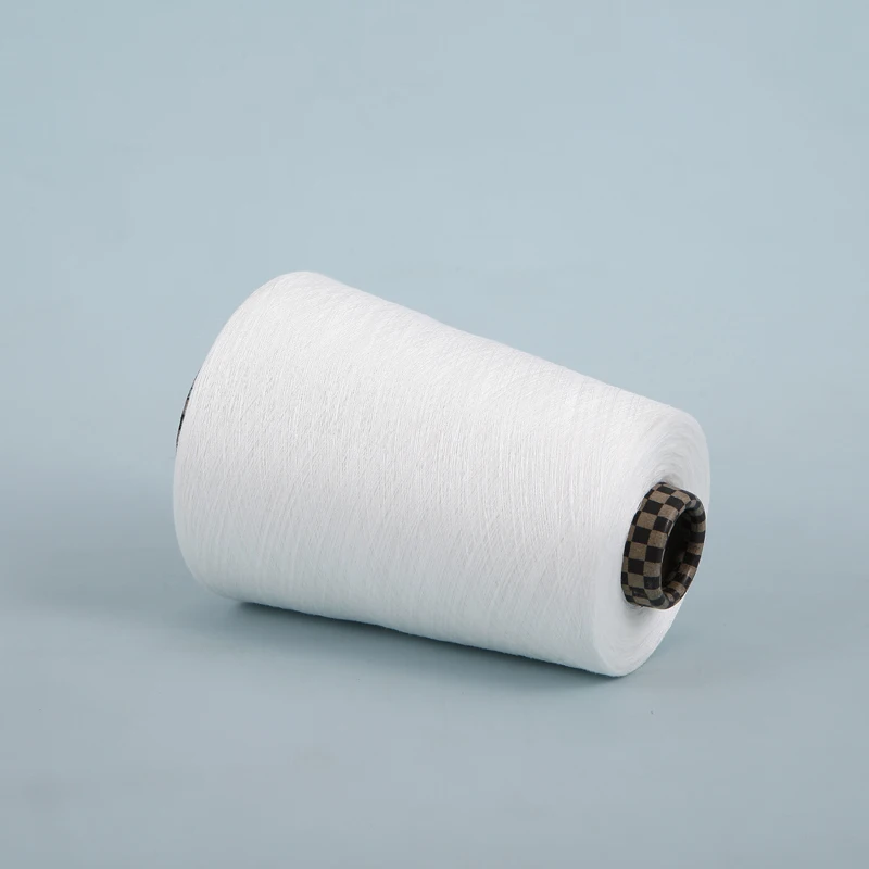 100% Viscose 40S/1 Ring Spun Yarn Raw White Viscose Yarn Hot Sale Yarn For Knitting