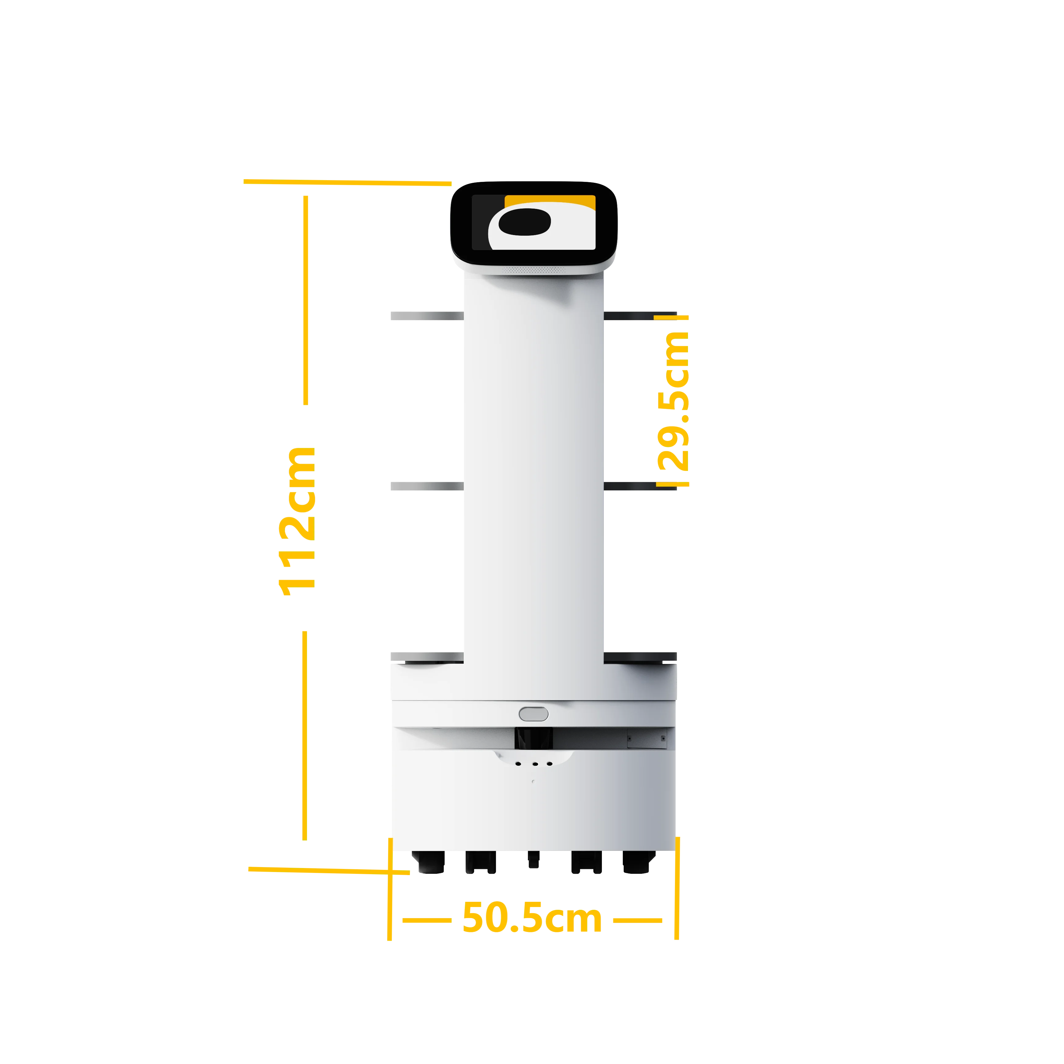 Autonomous Food Robot Support OEM Food Delivery Robot for Hospital Delivery Robot Waiter