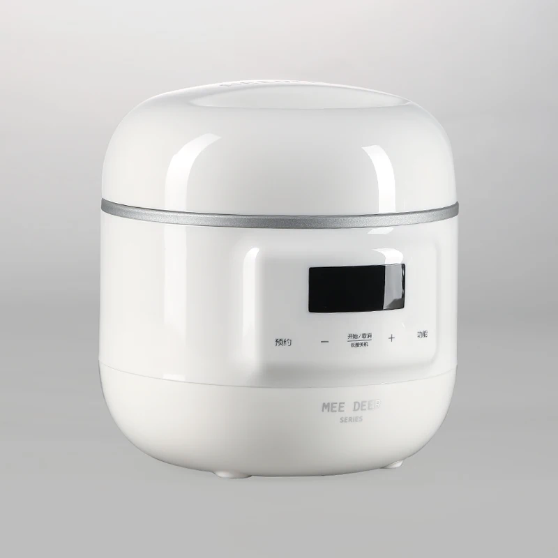 Household mini multi-functional rice cooker, food safety grade electric cooking pot, ceramic liner soup pot
