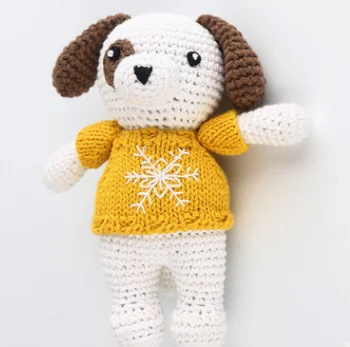 CE/ASTM 2024 Soft Stuffed Toys Crochet Toys Handmade Amigurumi Dolls Crochet Cute Girl For Children Gift