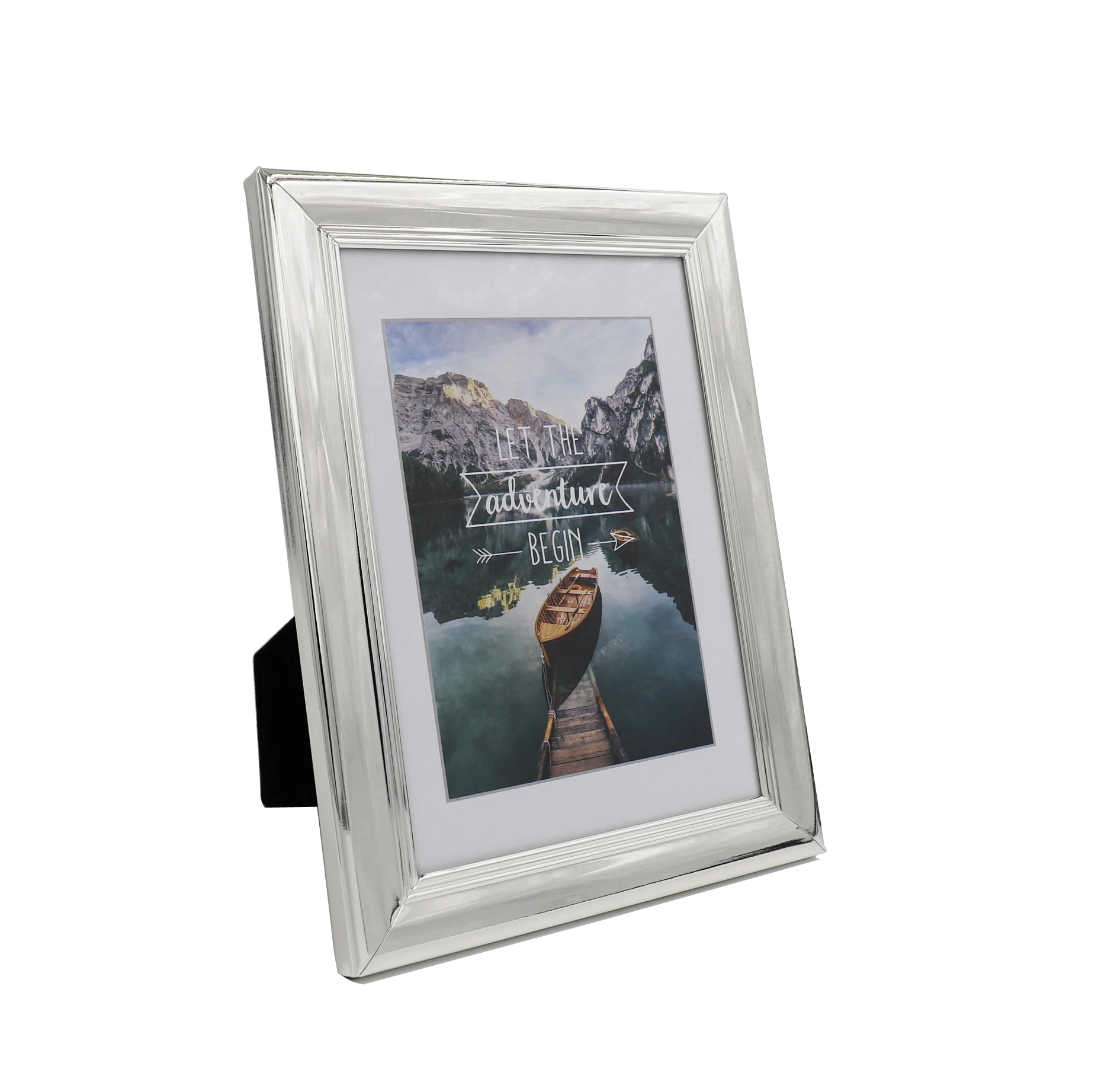 hot saling design New metal iron silver rose gold custom size 4x6 5x7 photo frame picture frame table portrait frame