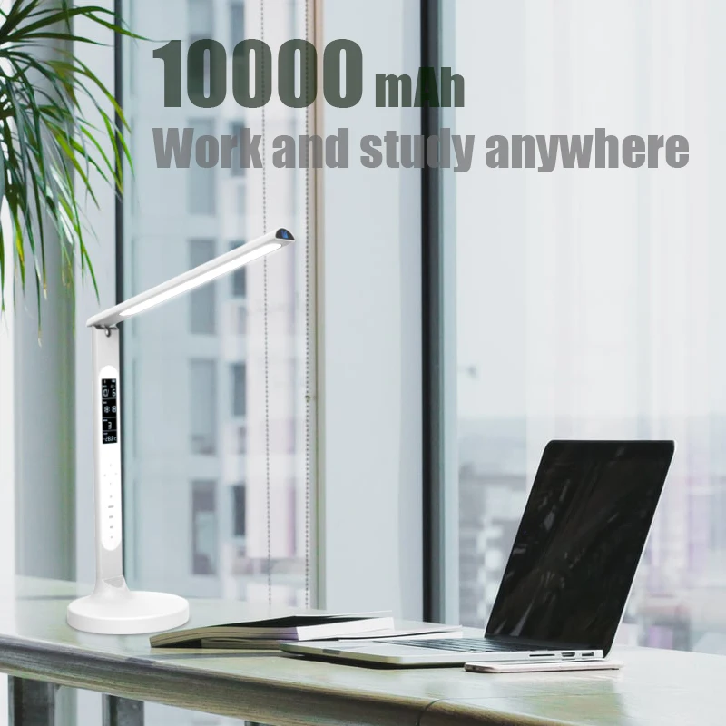 Multifunction rechargeable-table-lamp Exquisite appearance  portative hi-quality read study touchswitch home led table lamp