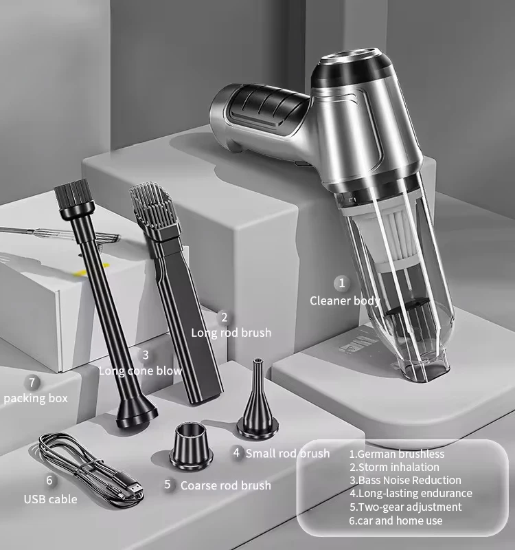 9000 Па 12000 беспроводной автомобильный пылесос 120 Вт с всасыванием двойного назначения портативный высокой мощности домашний мини