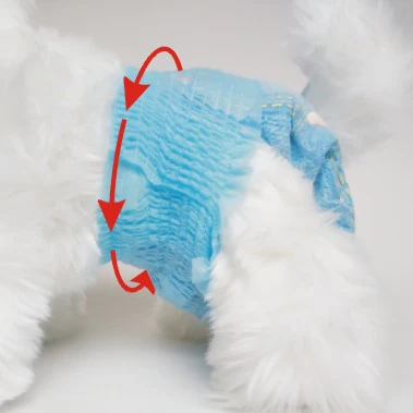 Petfine Denim Pattern High Absorbency Urinary Incontinence Dog Diapers Neuter For English Mastiff