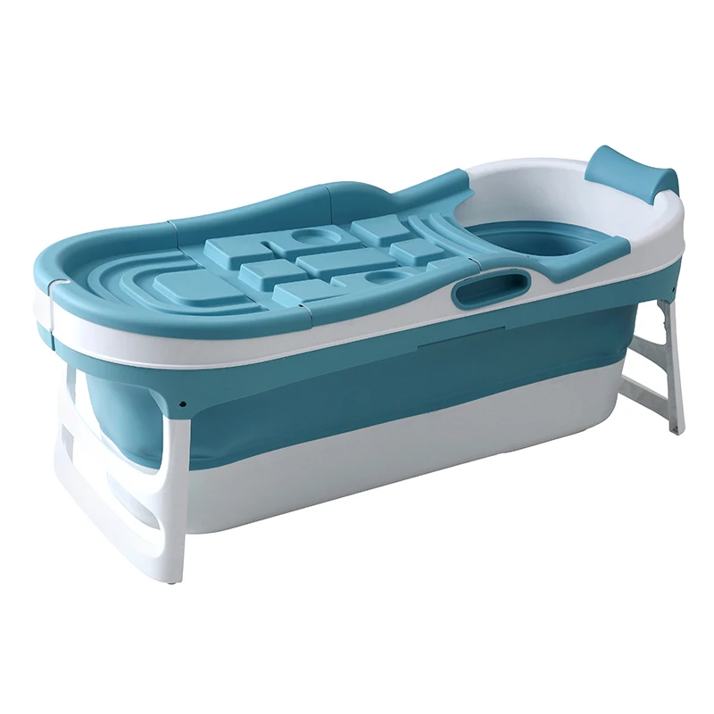 Large Disabled Cheap Plastic Plastic-Bathtub Foldable Adults Folding Bath Bucket Portable Bathtub For Elderly