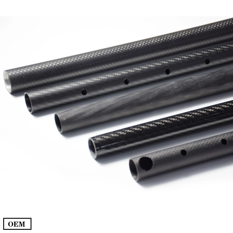 carbon fiber tubing 14mm 90mm 100mm 150mm 1500mm 1m 2m manufacture high pressure tube