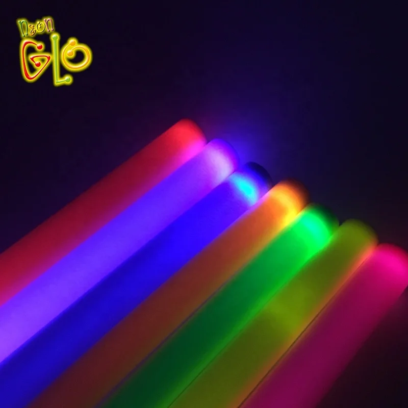 18inch Colorful Flashing LED Foam Glow Sticks Party Supplies for Wedding Concerts and Parties-Fun Party Favors